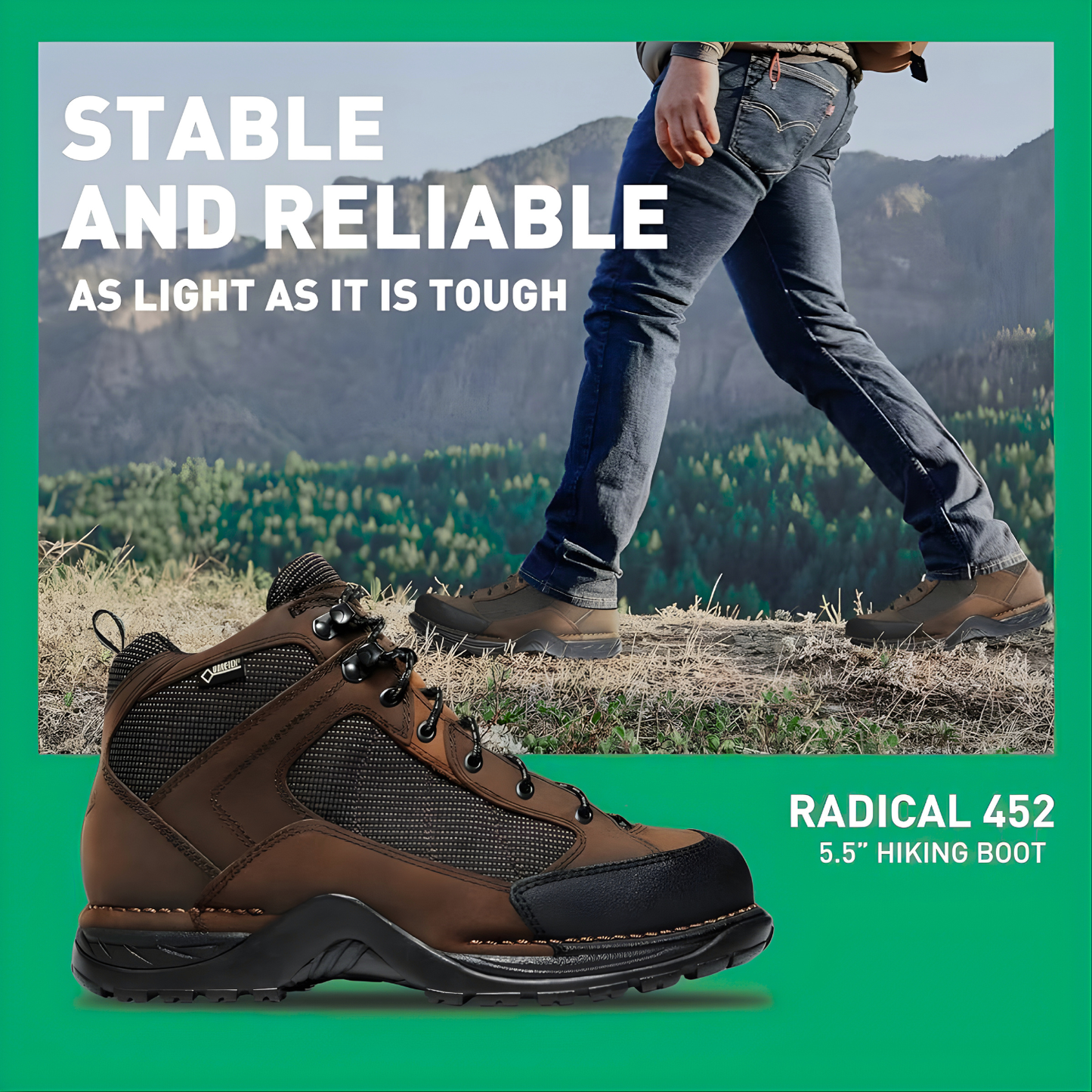 Danner Radical 452 5.5" Waterproof Hiking Boots