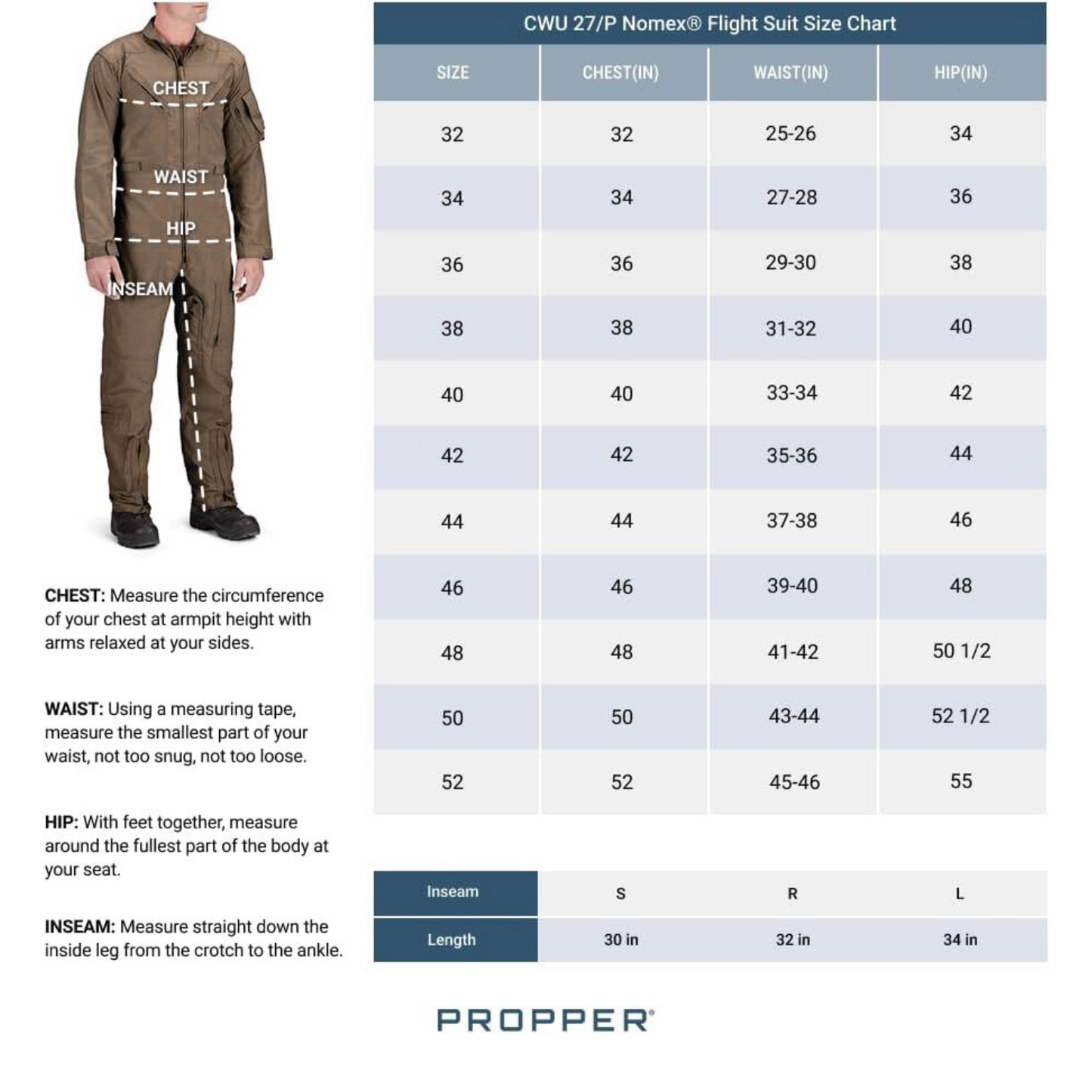 Propper CWU 27/P Nomex Flight Suit