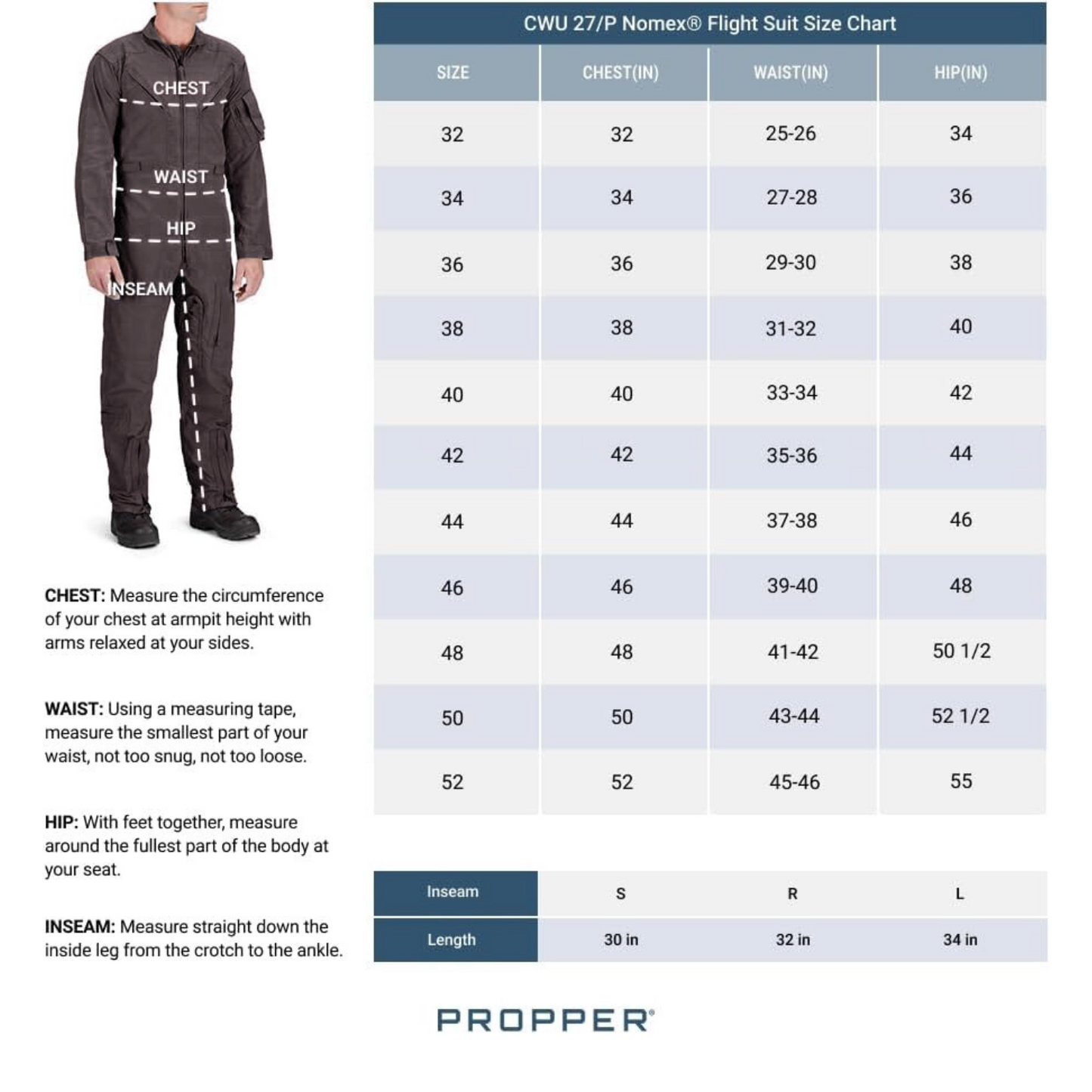 Propper CWU 27/P Nomex Flight Suit