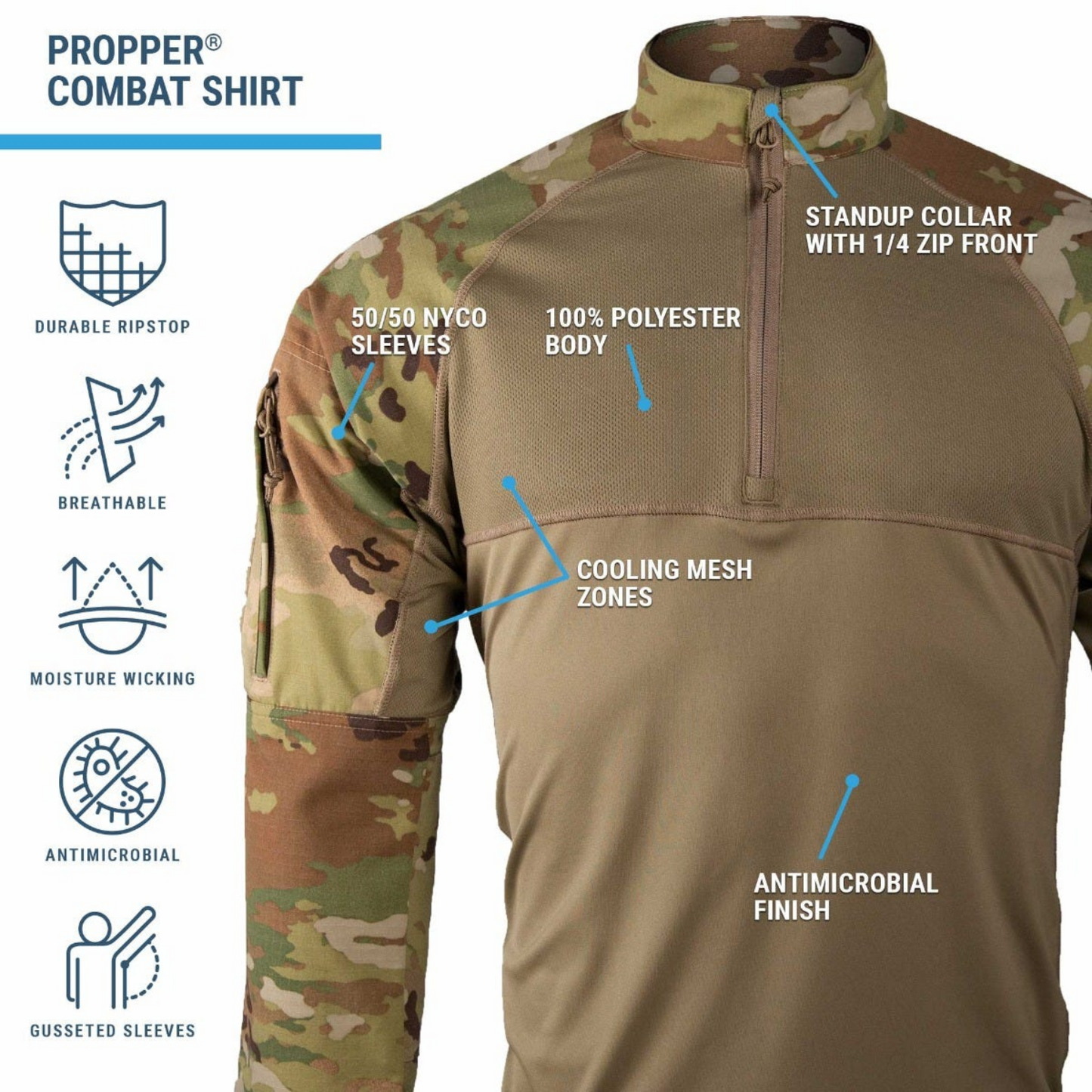 PROPPER OCP Long Sleeve Combat Shirt