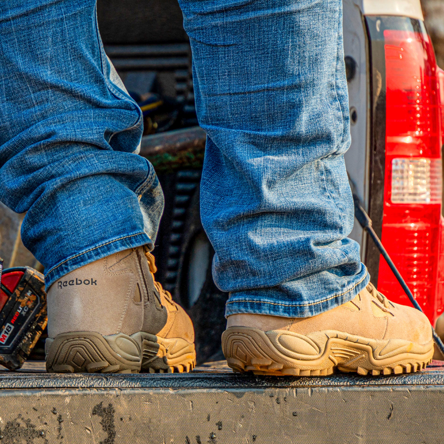 Reebok Rapid Response 8" Stealth Composite Toe Side-Zip Military Boots