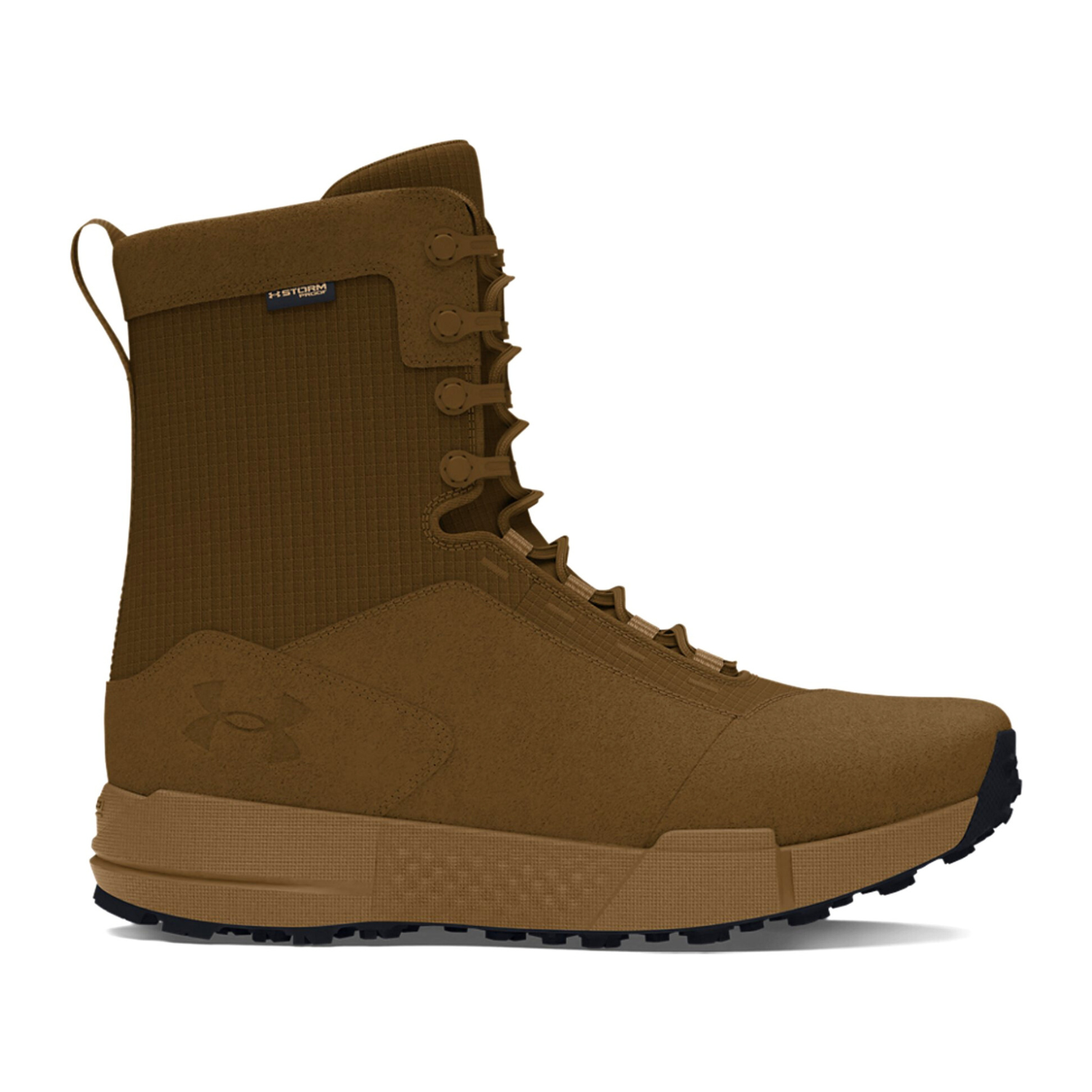 Under Armour Men’s Loadout Trek Waterproof Tactical Combat Leather Tan Boots Under Armour Men main image 3