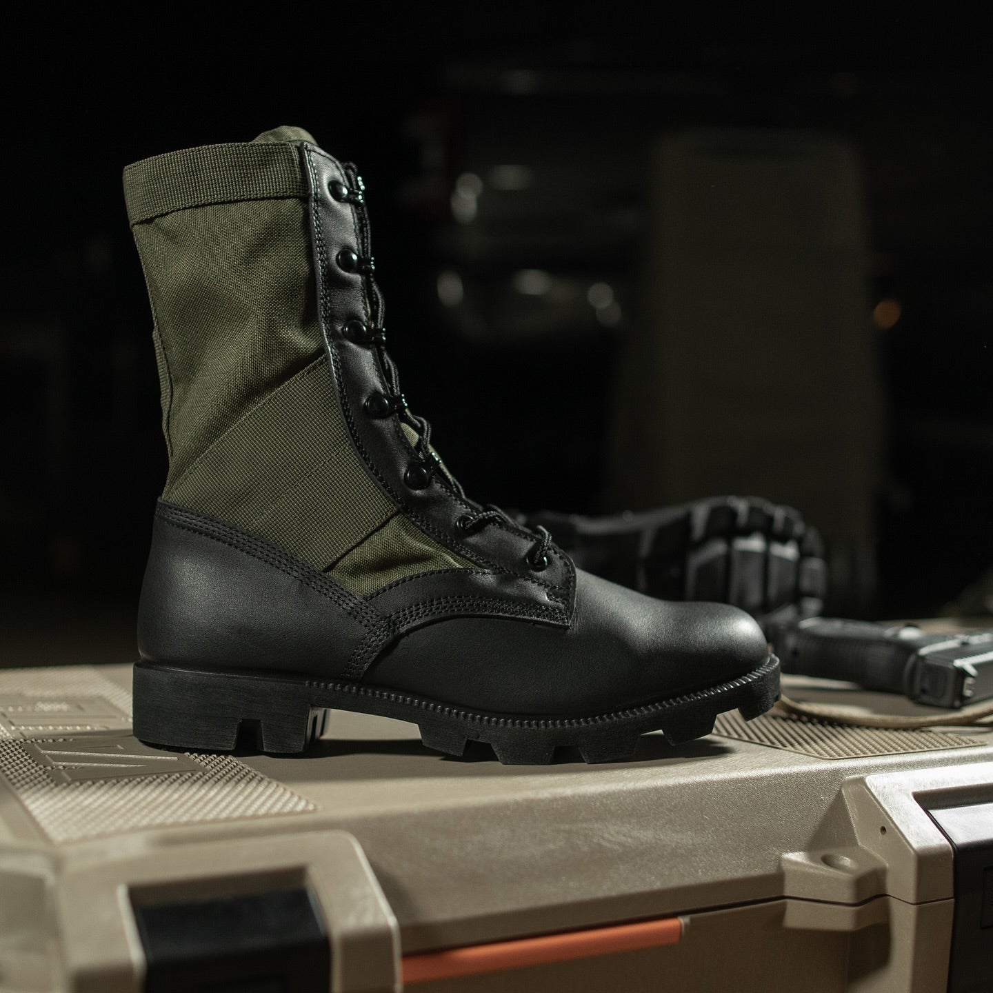 BELLEVILLE BV503PR / CANOPY Olive Drab Panama Jungle Boots - CombatFootwear.com