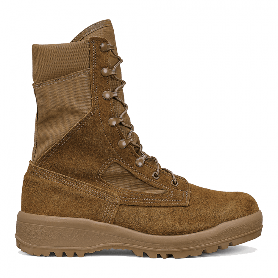 BELLEVILLE C300 ST / Hot Weather Steel Toe Coyote Boots - CombatFootwear.com