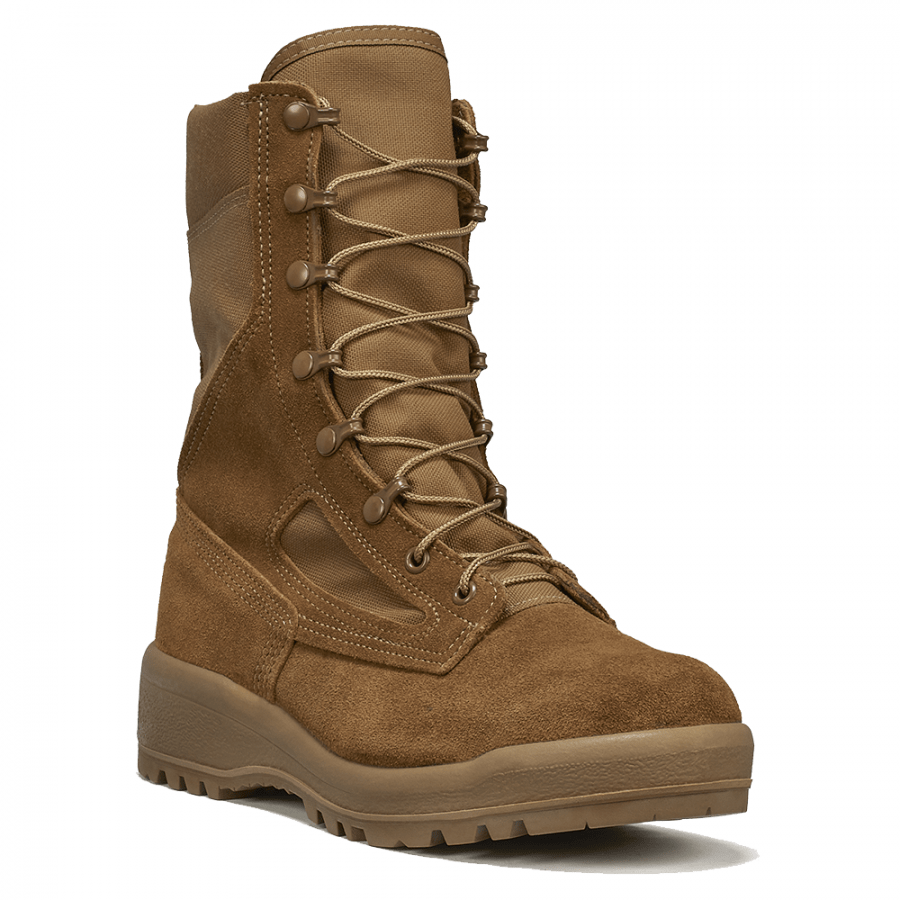 BELLEVILLE C300 ST / Hot Weather Steel Toe Coyote Boots - CombatFootwear.com