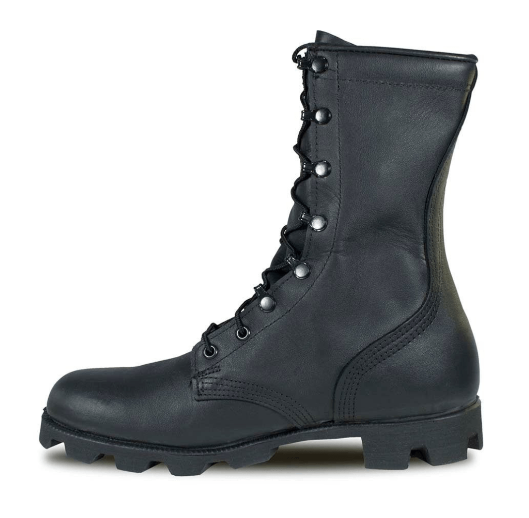 MCRAE 10" All - Leather Combat Panama Boots - CombatFootwear.com