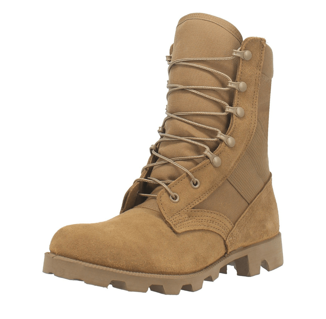 MCRAE 8" Hot Weather Coyote Leather Panama Boots - CombatFootwear.com