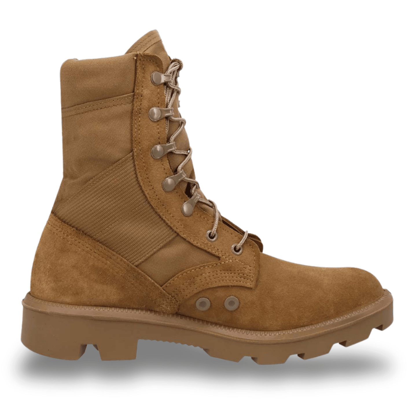 MCRAE 8" PANAMA Coyote Leather Military Boots 8290 - CombatFootwear.com