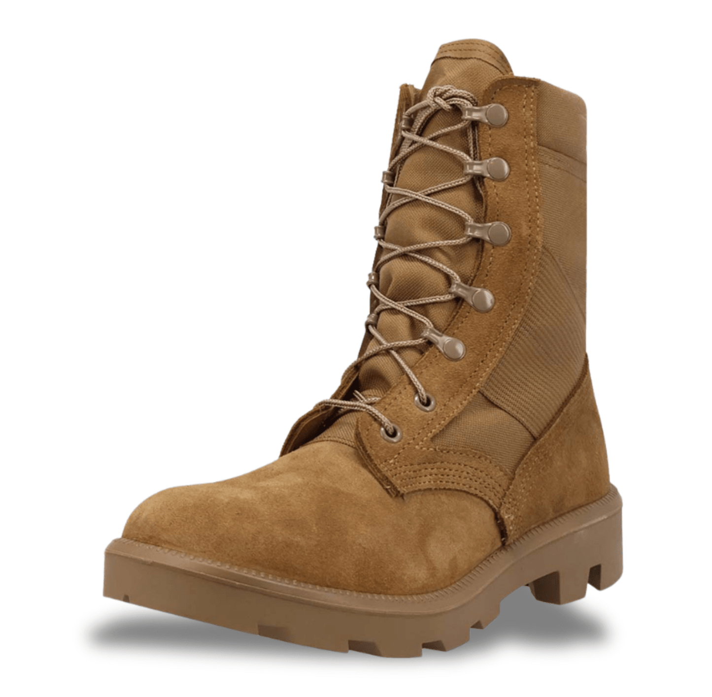 MCRAE 8" PANAMA Coyote Leather Military Boots 8290 - CombatFootwear.com