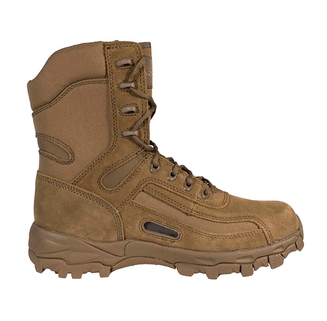 MCRAE 8" Terassault Freedom Articulated Coyote Leather Boots - CombatFootwear.com