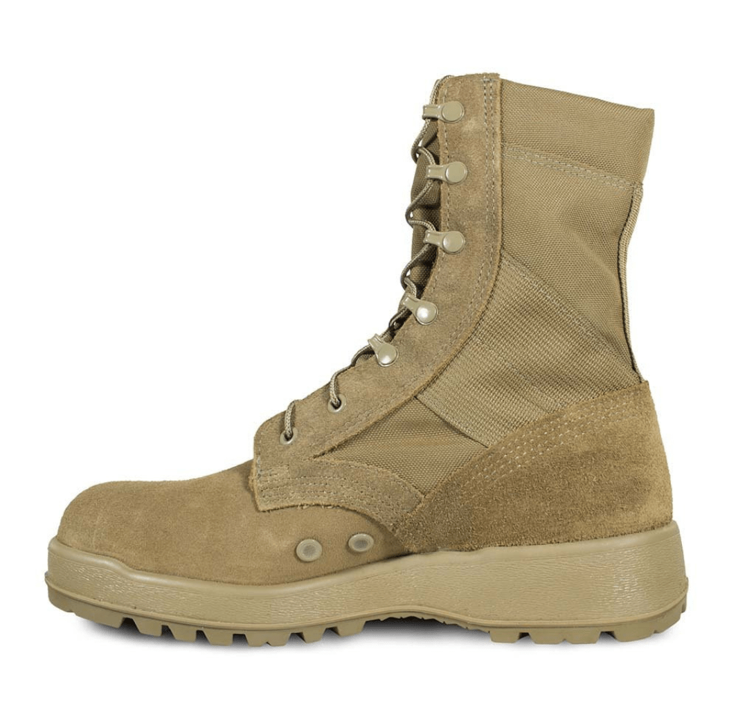 MCRAE MIL - SPEC 8" Coyote Hot Weather Military Boots - CombatFootwear.com