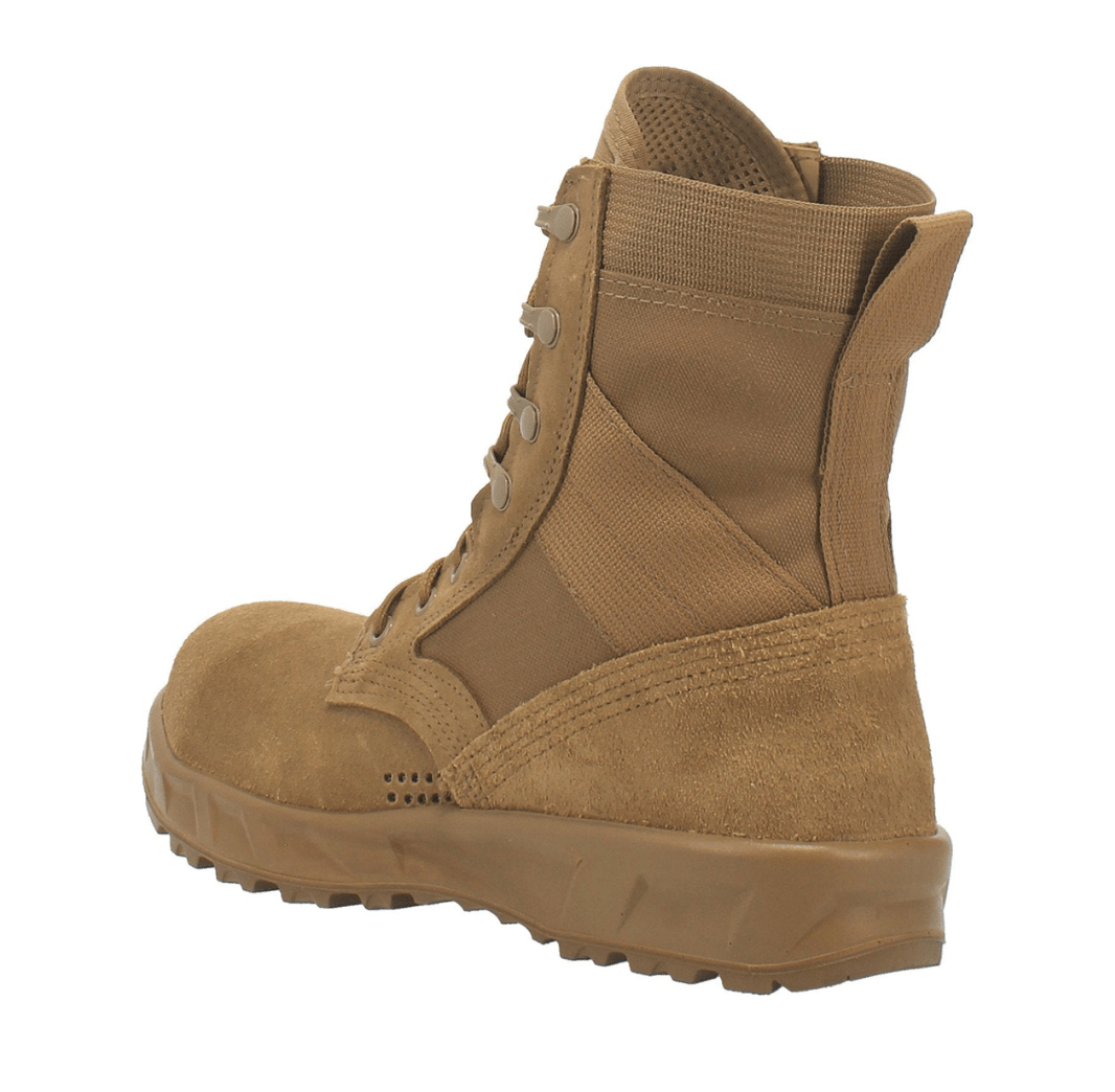 MCRAE T2 Ultra Light Hot Weather Steel - Toe Leather Military Boots - CombatFootwear.com