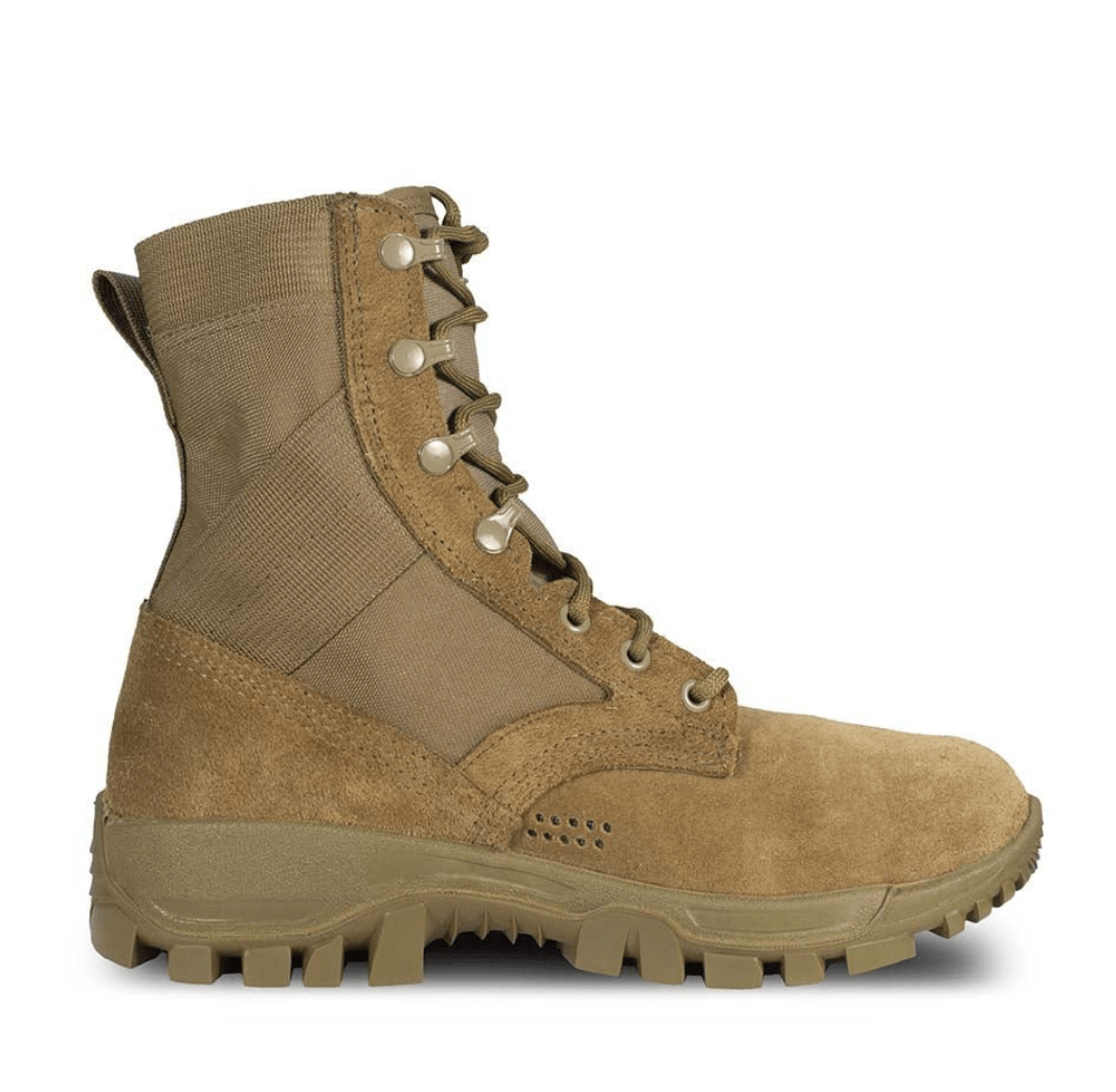 MCRAE Ultra - Light T2 Agress Coyote Leather Tactical Boots - CombatFootwear.com