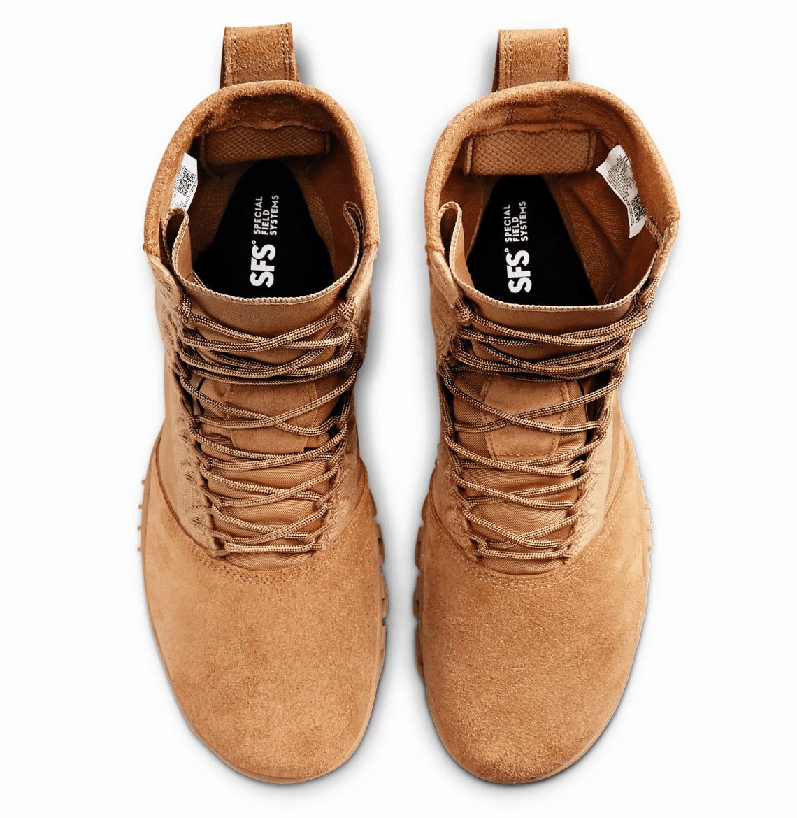 Nike SFB Jungle 2 8" Leather Coyote Military Boots - CombatFootwear.com
