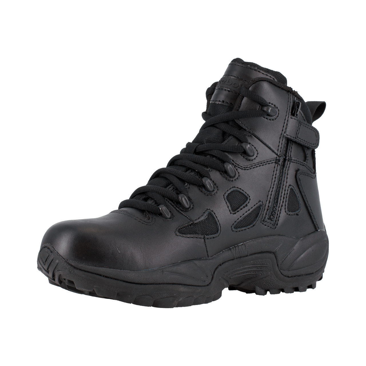Reebok Rapid Response 6" Stealth Boots with Side Zipper - RB8678 - CombatFootwear.com