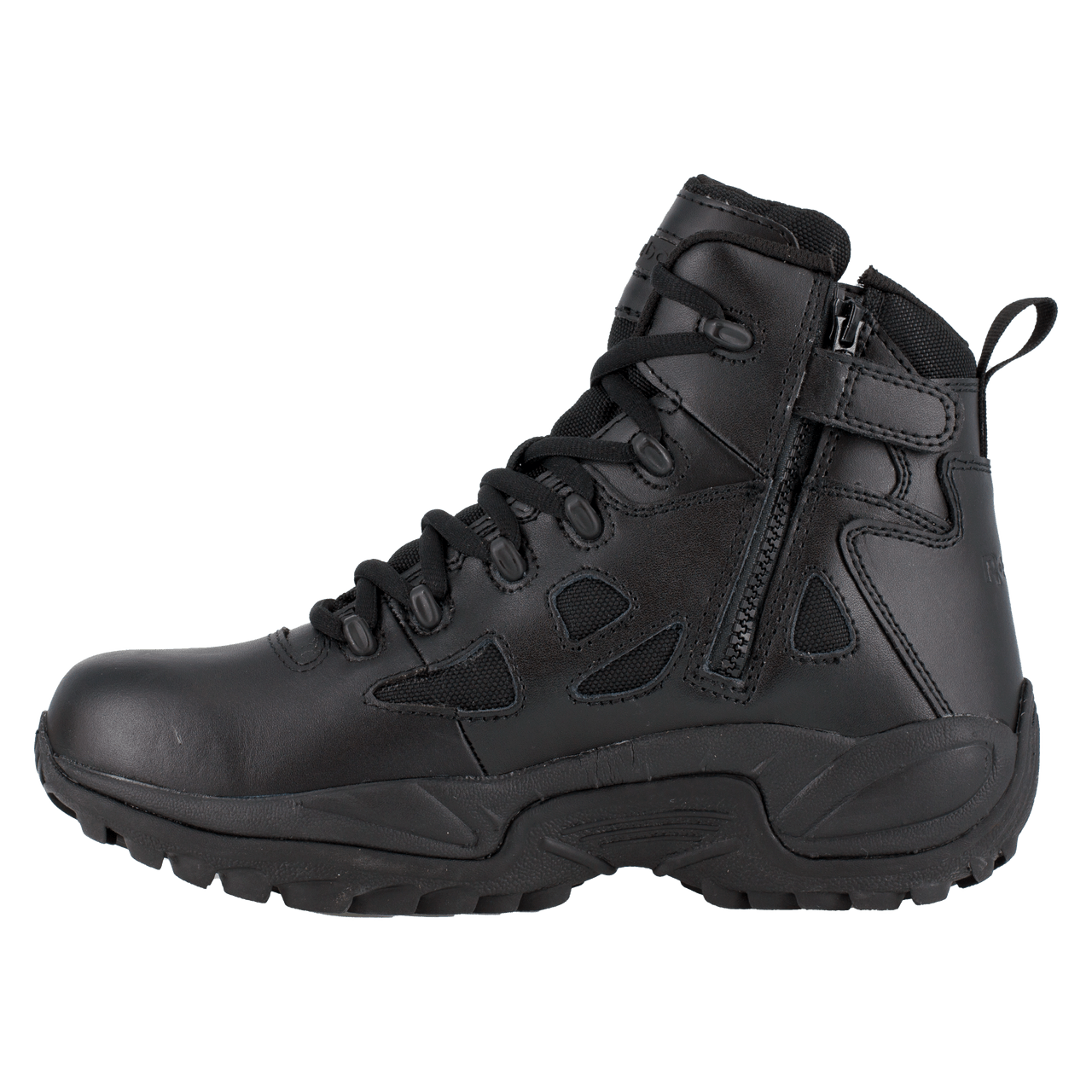 Reebok Rapid Response 6" Stealth Boots with Side Zipper - RB8678 - CombatFootwear.com