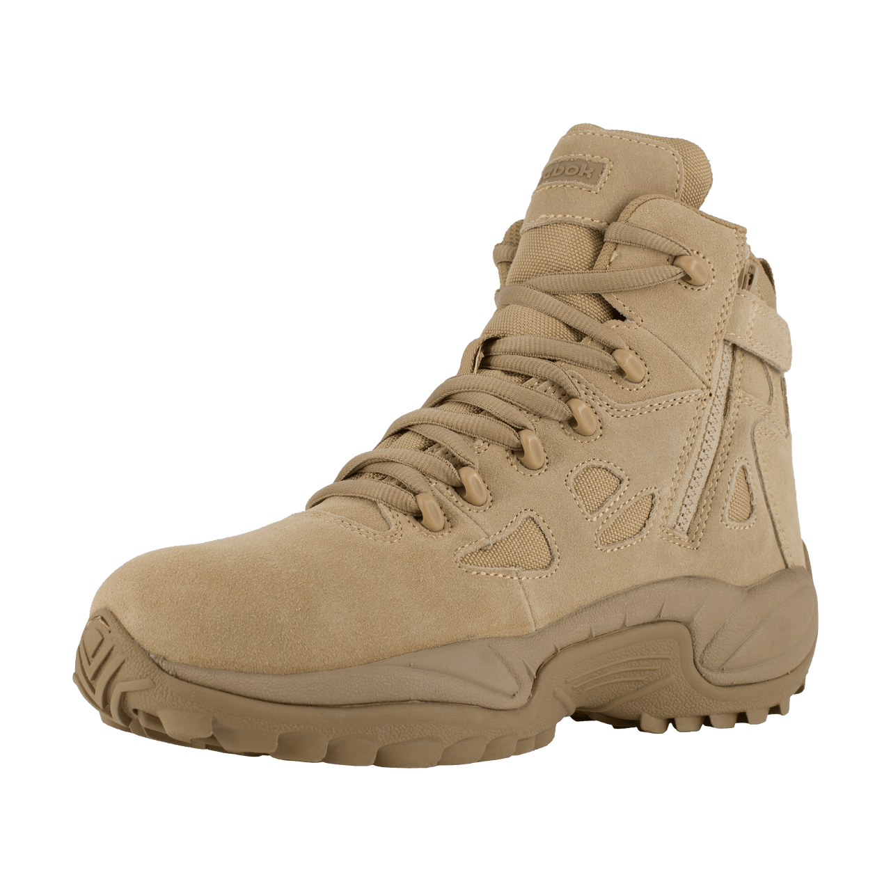 Reebok Rapid Response 6" Stealth Boots with Side Zipper - RB8694 - CombatFootwear.com