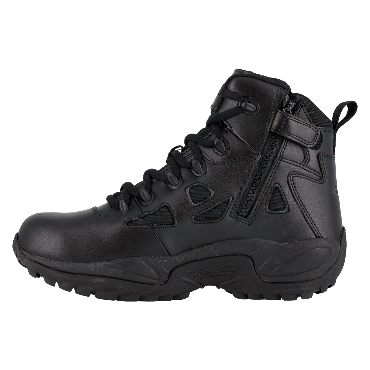 Reebok Rapid Response 6" Stealth Waterproof Boots with Side Zipper - RB8688 - CombatFootwear.com