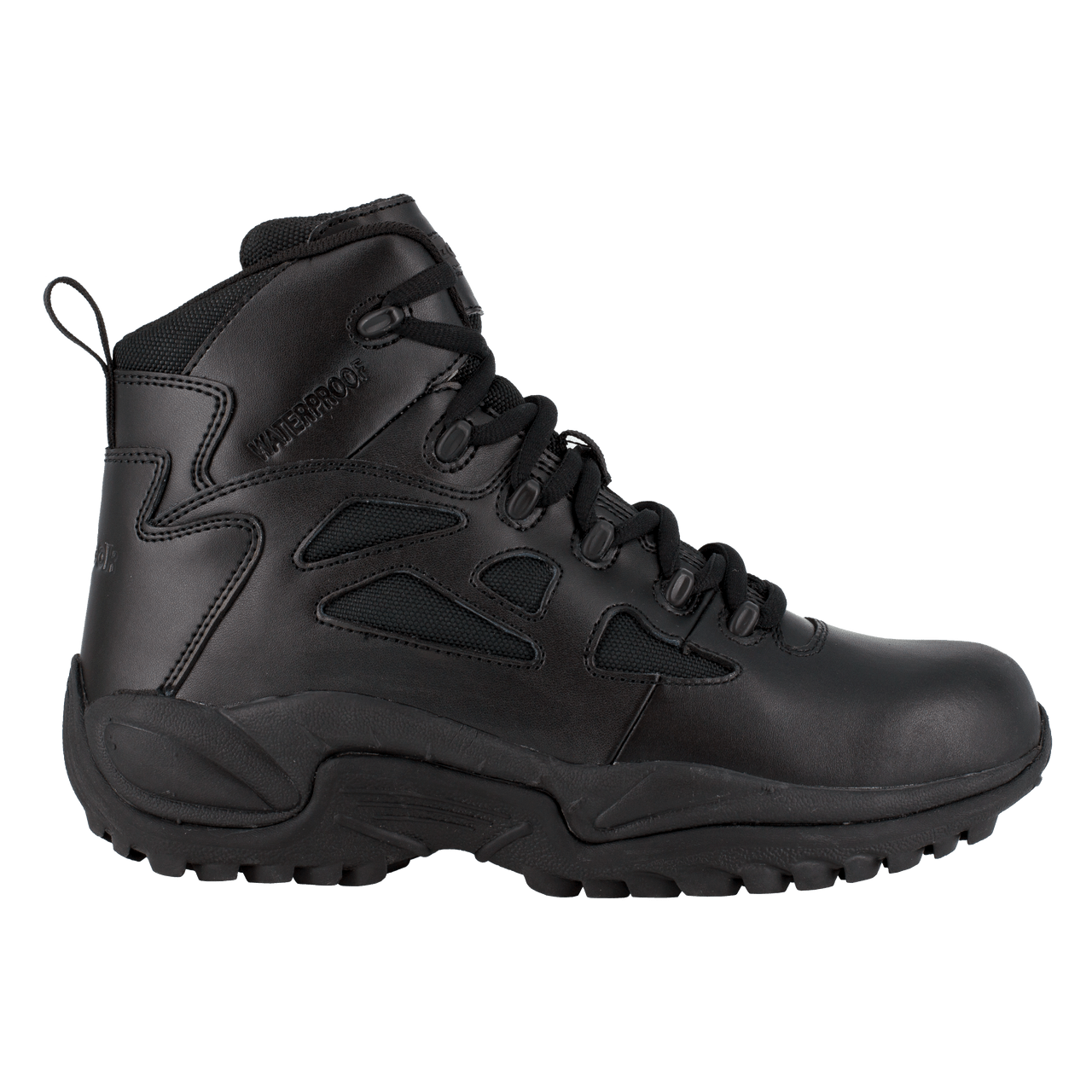 Reebok Rapid Response 6" Stealth Waterproof Boots with Side Zipper - RB8688 - CombatFootwear.com