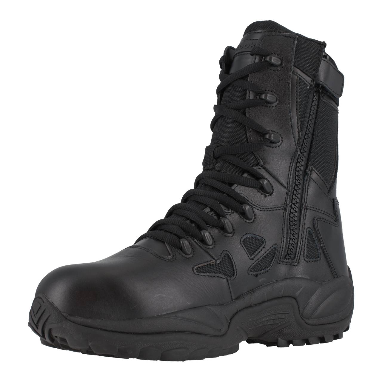 Reebok Rapid Response 8" Stealth Boots with Side Zipper - RB874 - CombatFootwear.com