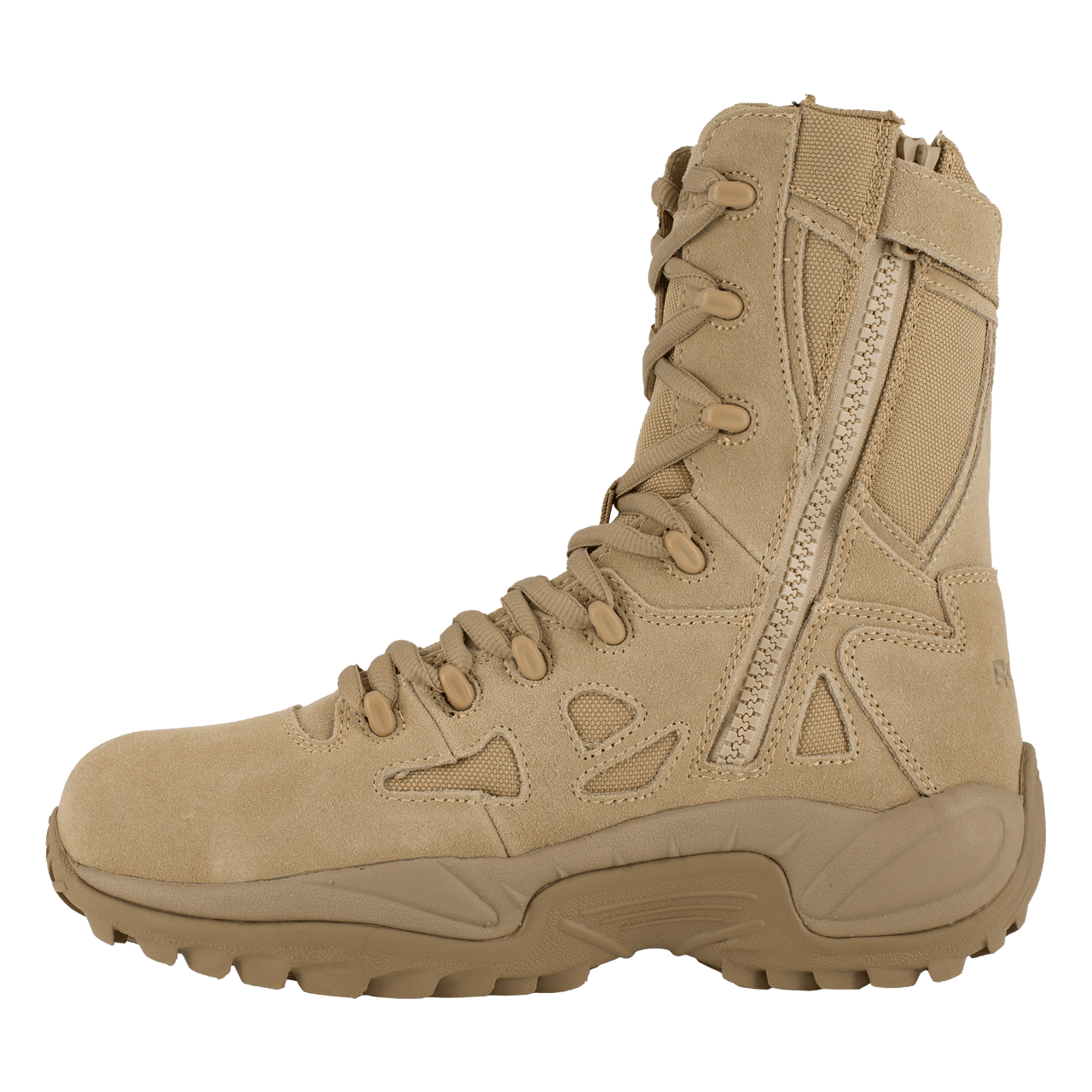 Reebok Rapid Response 8" Stealth Boots with Side Zipper - RB8894 - CombatFootwear.com