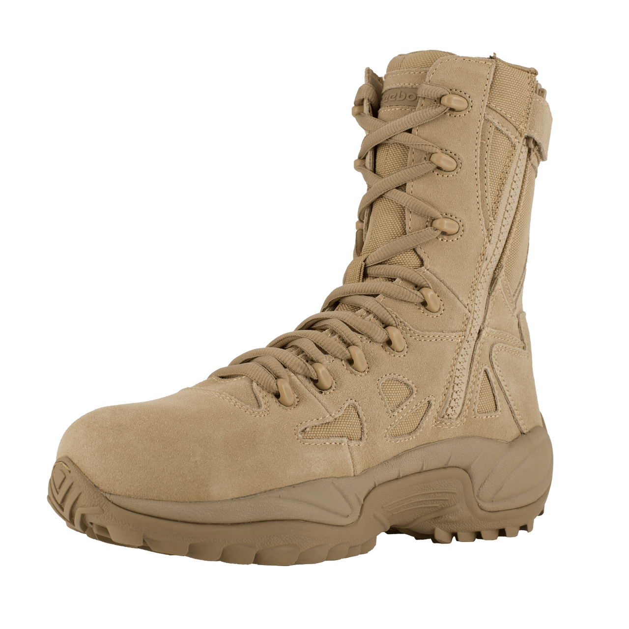 Reebok Rapid Response 8" Stealth Boots with Side Zipper - RB8894 - CombatFootwear.com