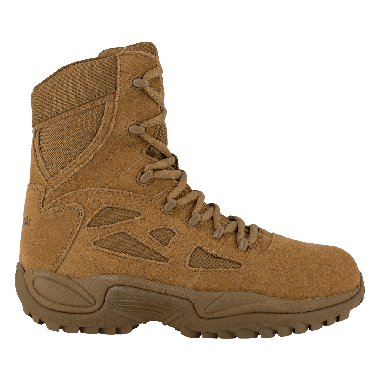 Reebok Rapid Response 8" Stealth Side Zip Composite Toe Boots - RB8850 - CombatFootwear.com