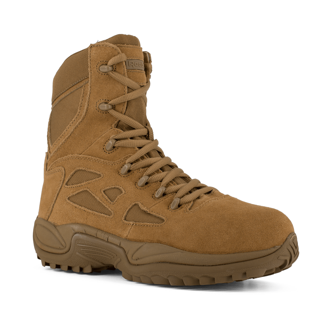 Reebok Rapid Response 8" Stealth Side Zip Composite Toe Boots - RB8850 - CombatFootwear.com