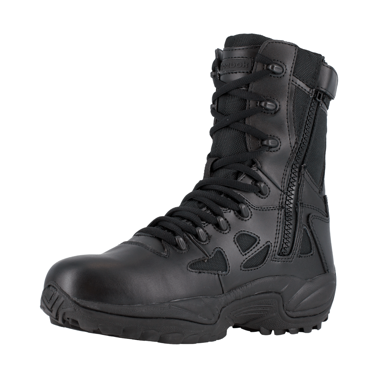 Reebok Rapid Response 8" Stealth Waterproof Boots with Side Zipper - RB8877 - CombatFootwear.com
