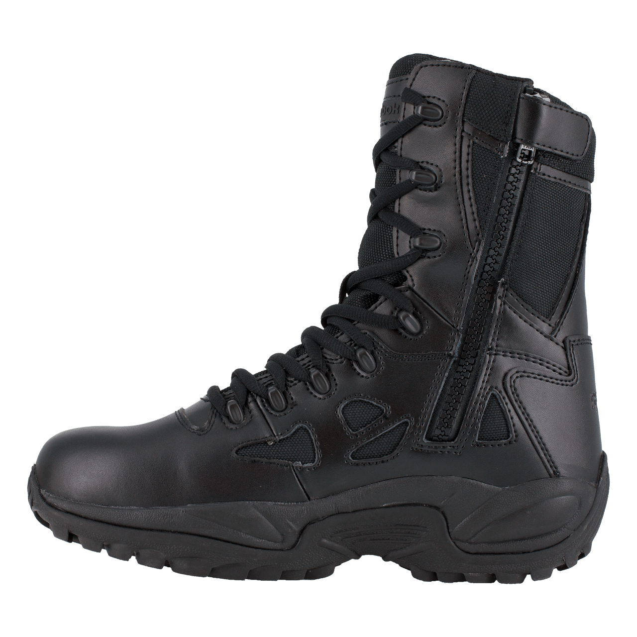 Reebok Rapid Response 8" Stealth Waterproof Boots with Side Zipper - RB8877 - CombatFootwear.com