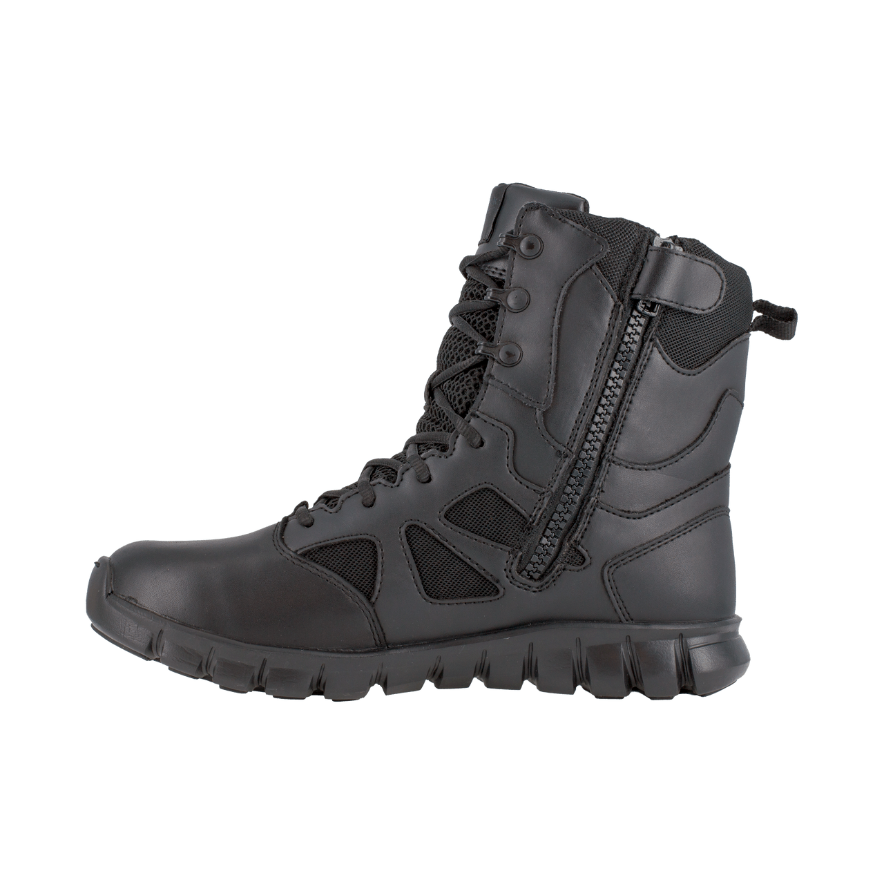 Reebok Sublite Cushion 8" Tactical Waterproof Boots with Side Zipper - RB8806 - CombatFootwear.com