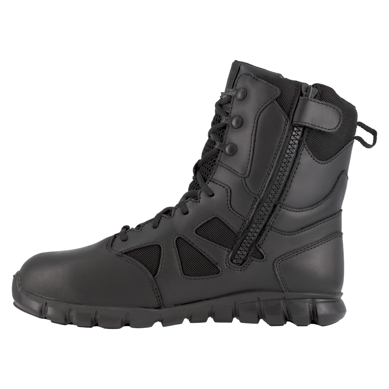 Reebok Sublite Cushion 8" Tactical Waterproof Boots with Side Zipper - RB8807 - CombatFootwear.com