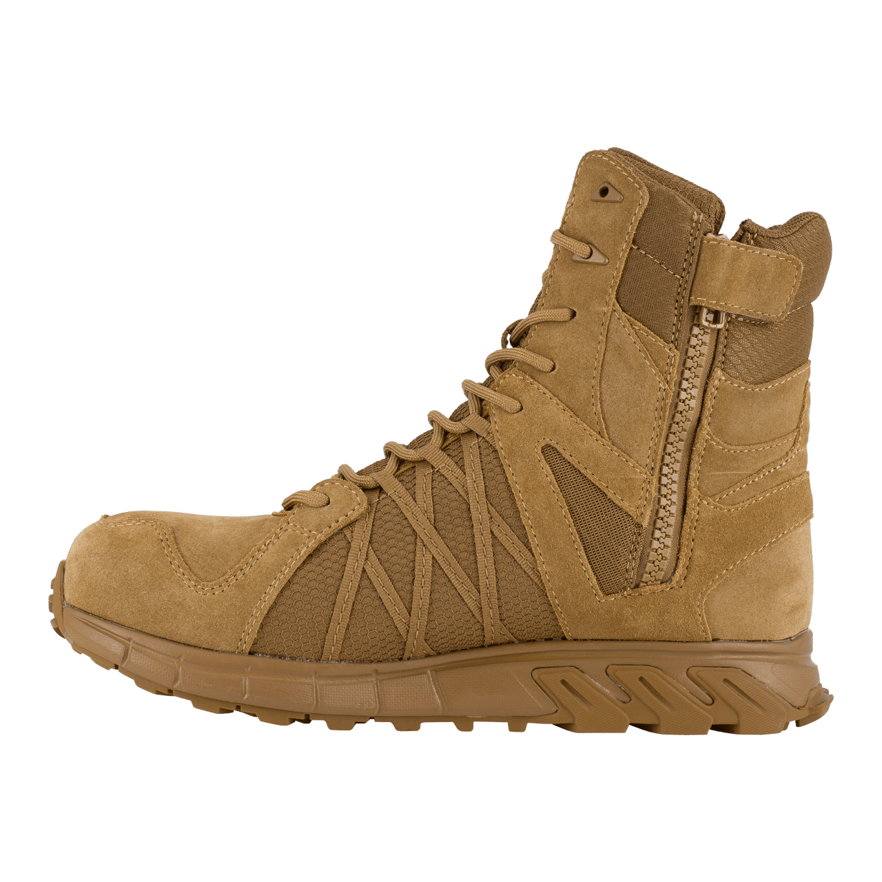 Reebok Trailgrip 8" Tactical Boots with Side Zipper - RB3460 - CombatFootwear.com