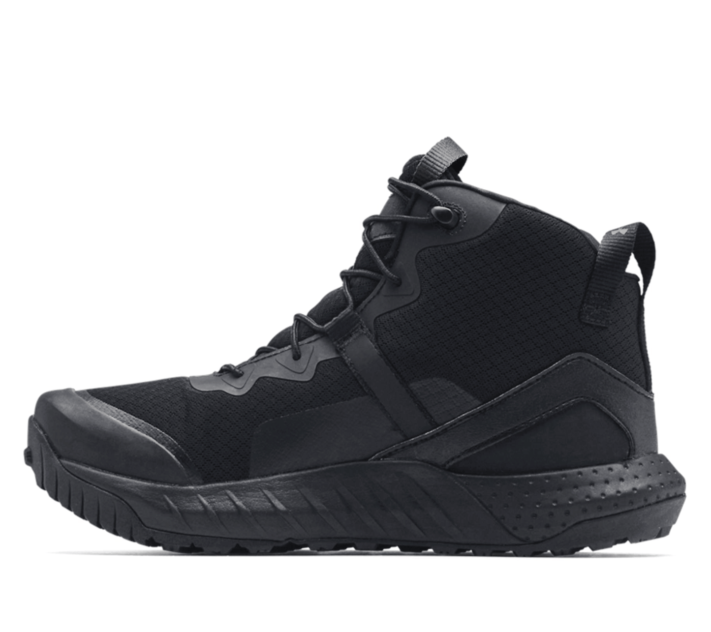 Under Armour Micro G® Valsetz Mid Wide(2E) Black Tactical Boots - CombatFootwear.com