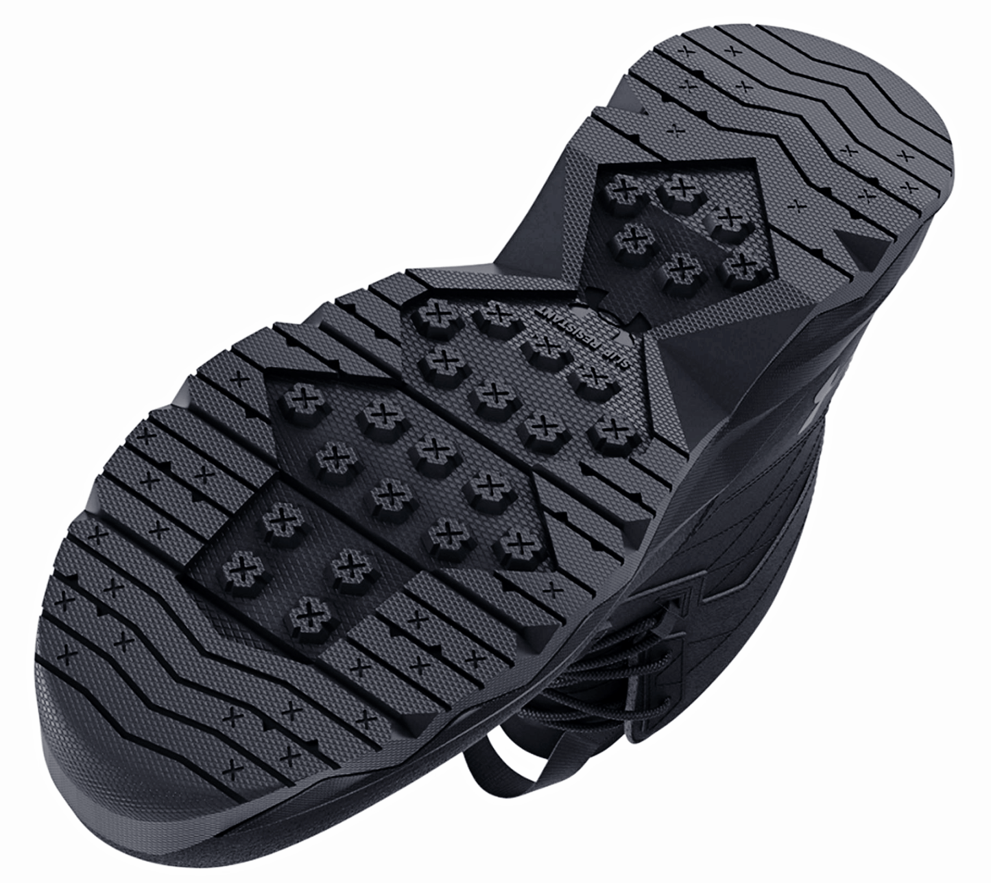 Under Armour Stellar G2 6" Side - Zip Black Tactical Boots - CombatFootwear.com