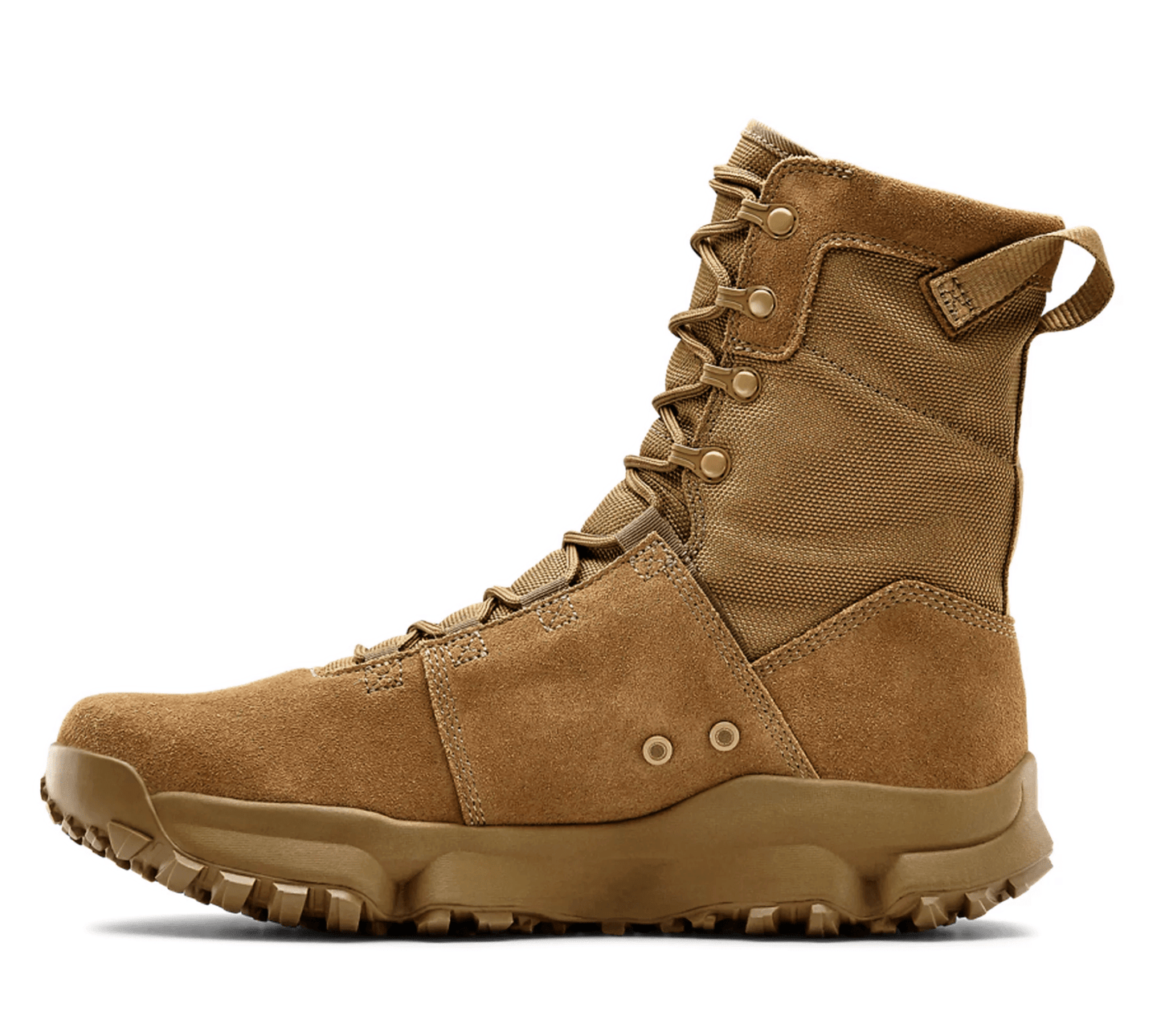 Under Armour Tac Loadout Coyote Leather Military Boots - CombatFootwear.com