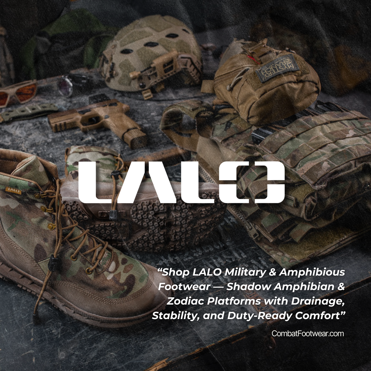 LALO Military & Tactical Boots | Amphibious & Duty-Ready
