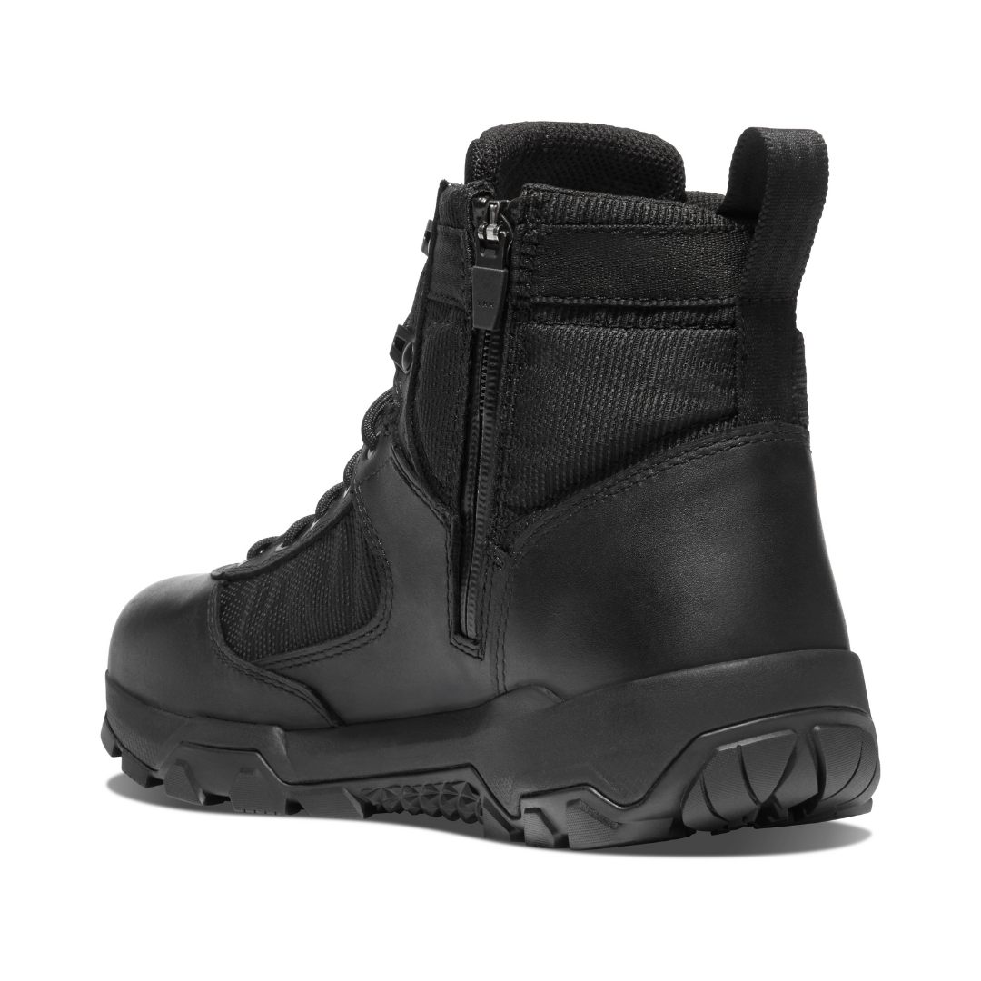 Danner Sonic Side-Zip 6" Black Waterproof Tactical Boots
