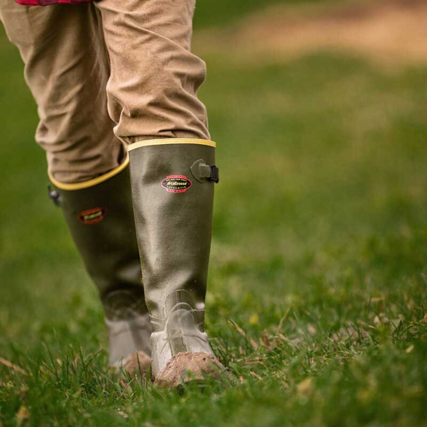 LaCrosse Burly Air Grip 18" Insulated Waterproof Rubber Boots