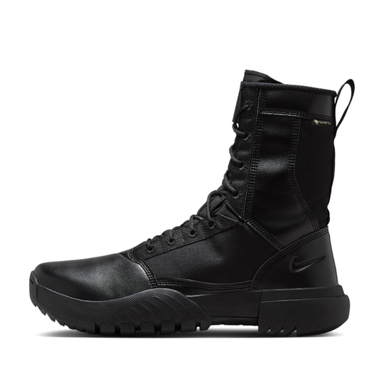 Black Nike SFB tactical boot on a white background