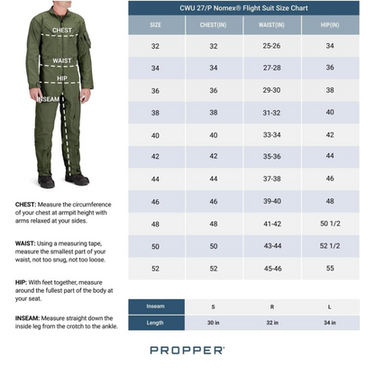 Propper CWU 27/P Nomex Flight Suit