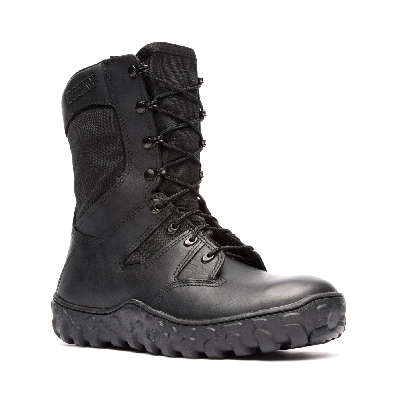 ROCKY S2V PREDATOR BLACK WATERPROOF SIDE ZIP MILITARY BOOT