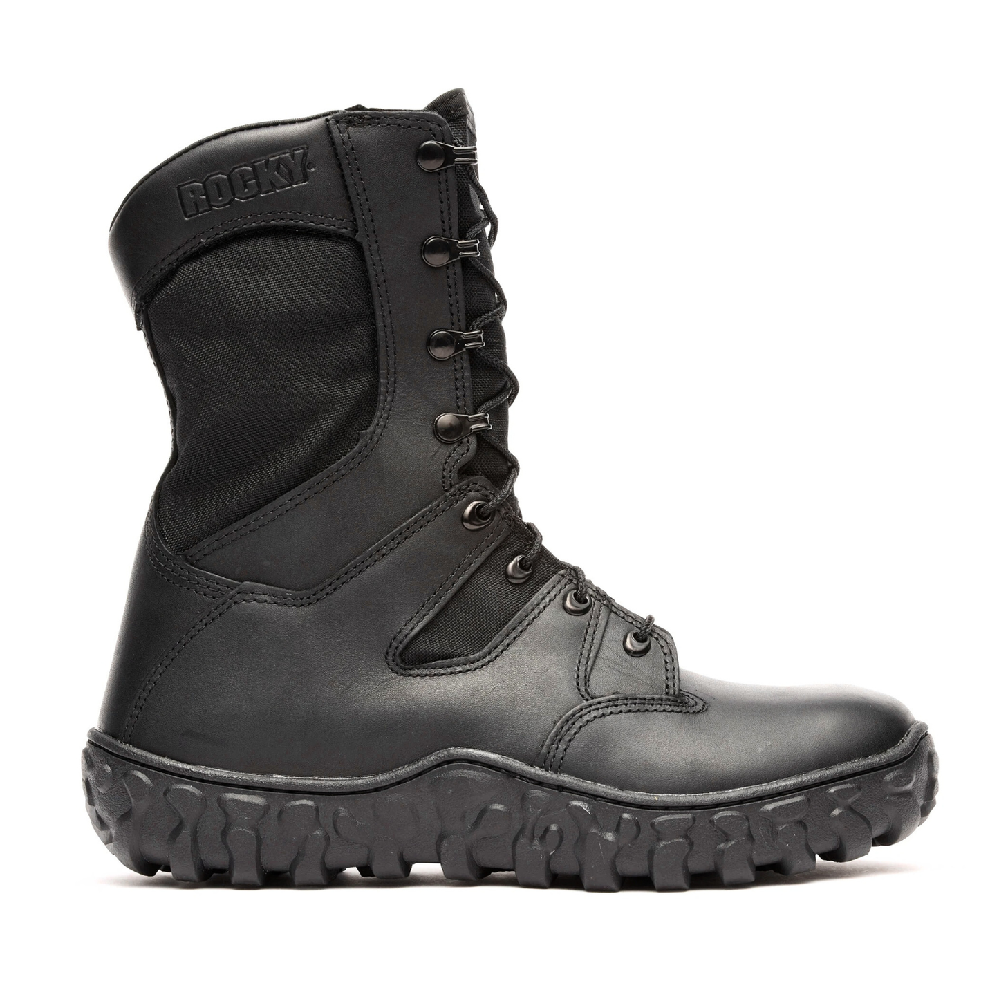 ROCKY S2V PREDATOR BLACK WATERPROOF SIDE ZIP MILITARY BOOT