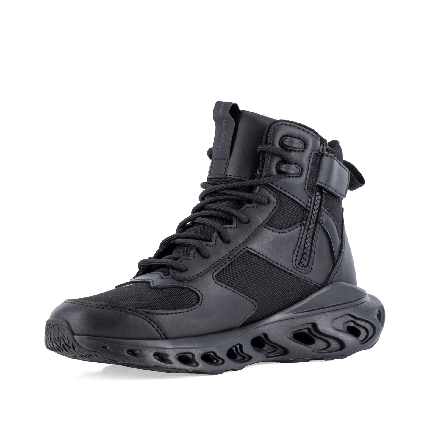 Reebok Fuel Flex 6" Black Side Zip Tactical Boots
