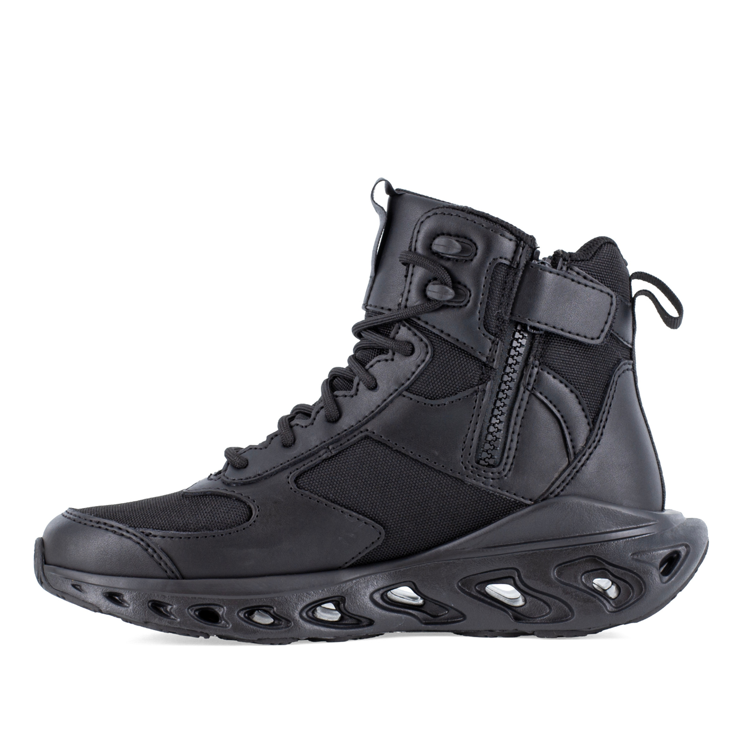 Reebok Fuel Flex 6" Black Side Zip Tactical Boots