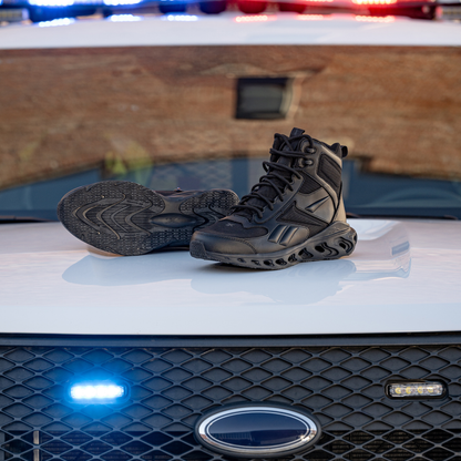 Reebok Fuel Flex 6" Black Side Zip Tactical Boots