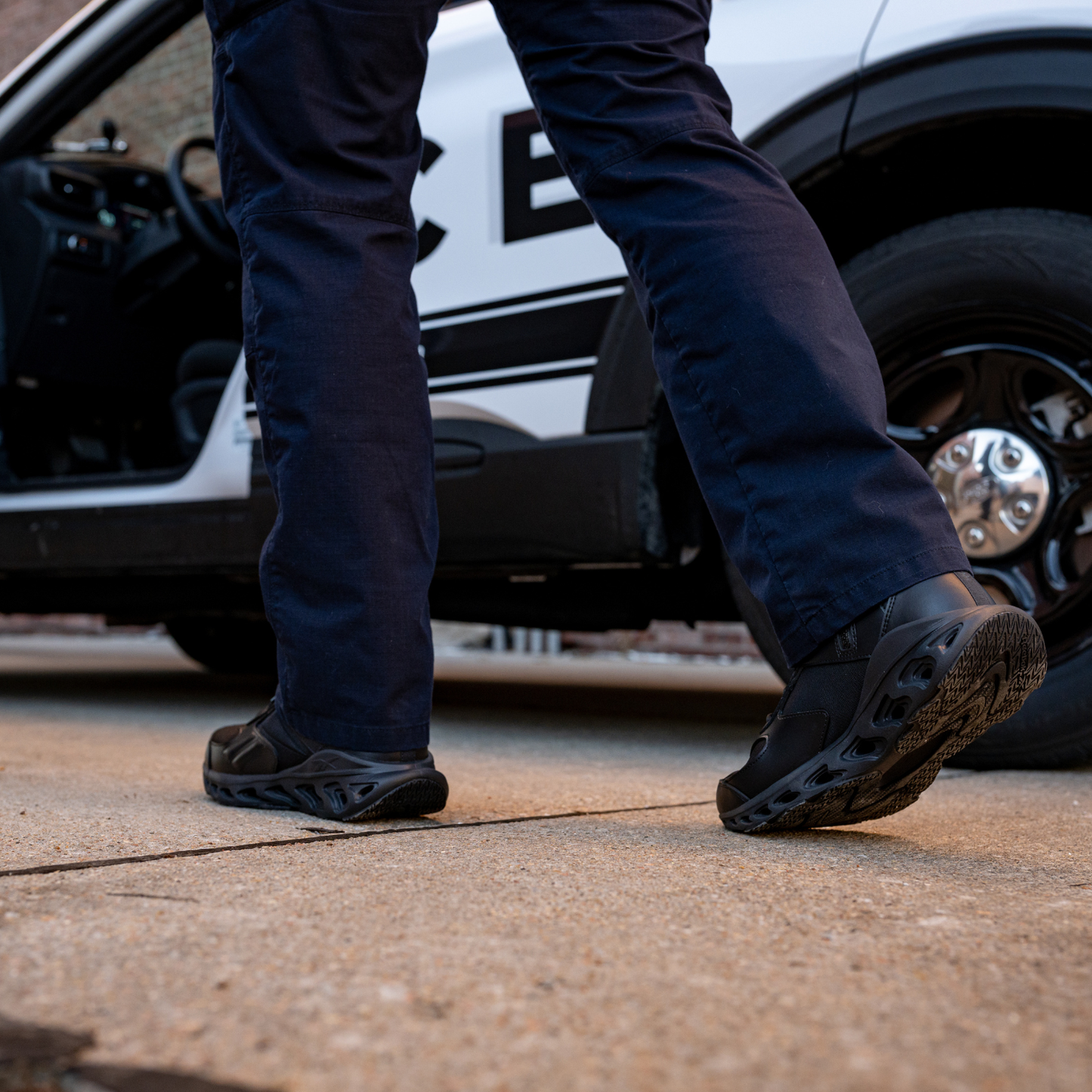 Reebok Fuel Flex 6" Black Side Zip Tactical Boots
