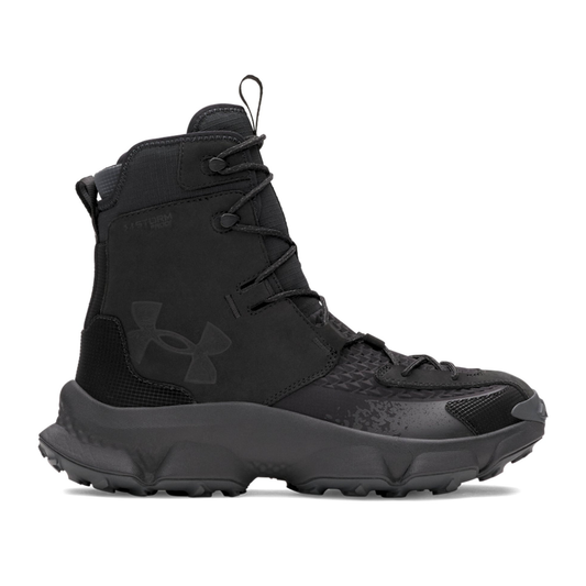 Black Under Armour Expanse boot on a white background