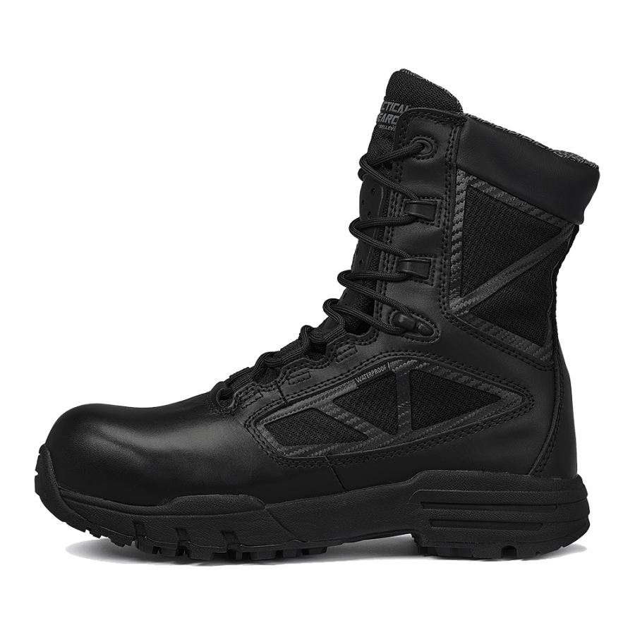 BELLEVILLE TACTICAL RESEARCH Chrome TR998Z WP CT / Waterproof Side - Zip Composite Toe Boots - CombatFootwear.com
