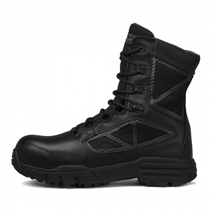 BELLEVILLE TACTICAL RESEARCH Chrome TR998Z WP CT / Waterproof Side - Zip Composite Toe Boots - CombatFootwear.com